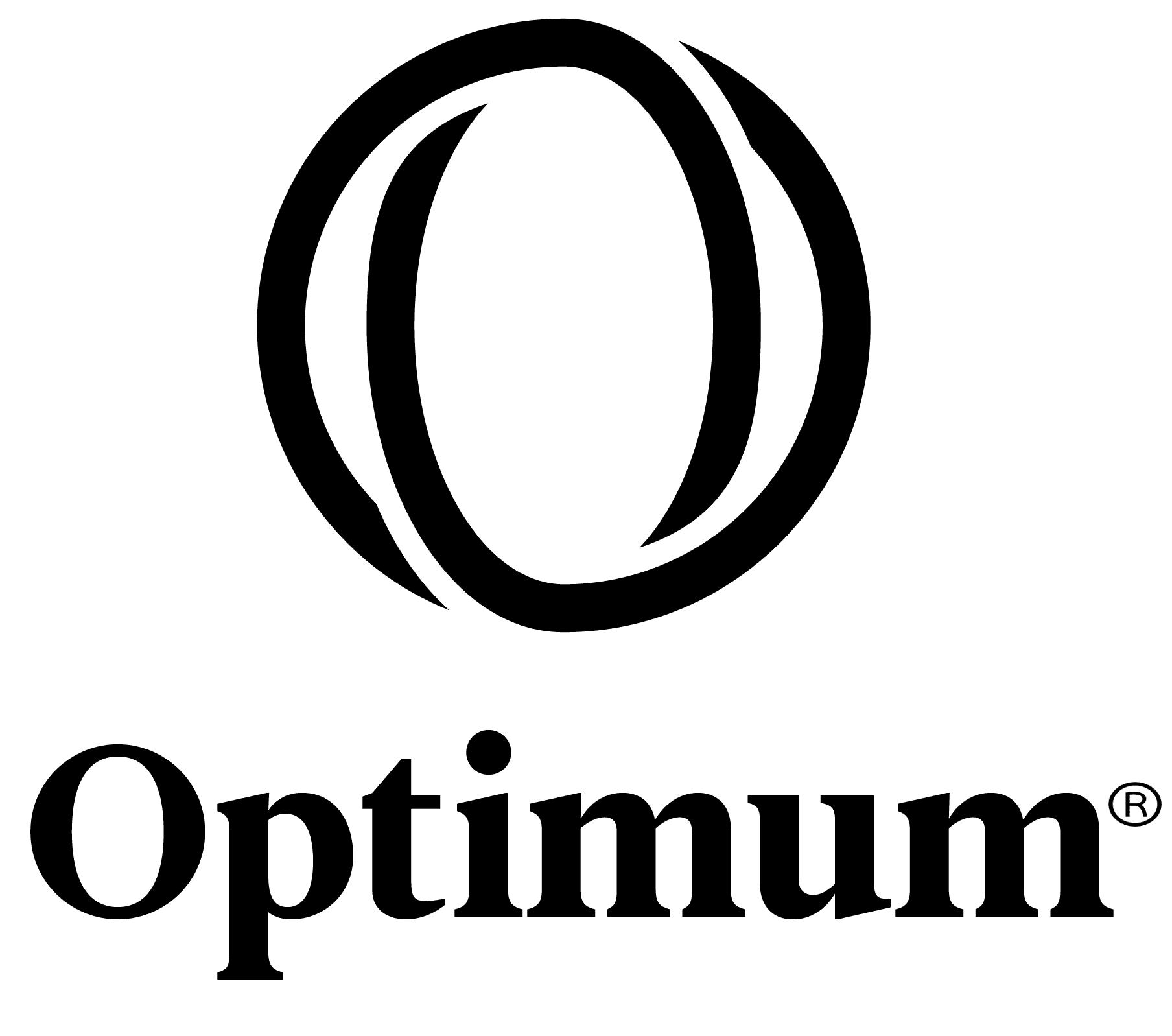 Black Optimum Human logo.