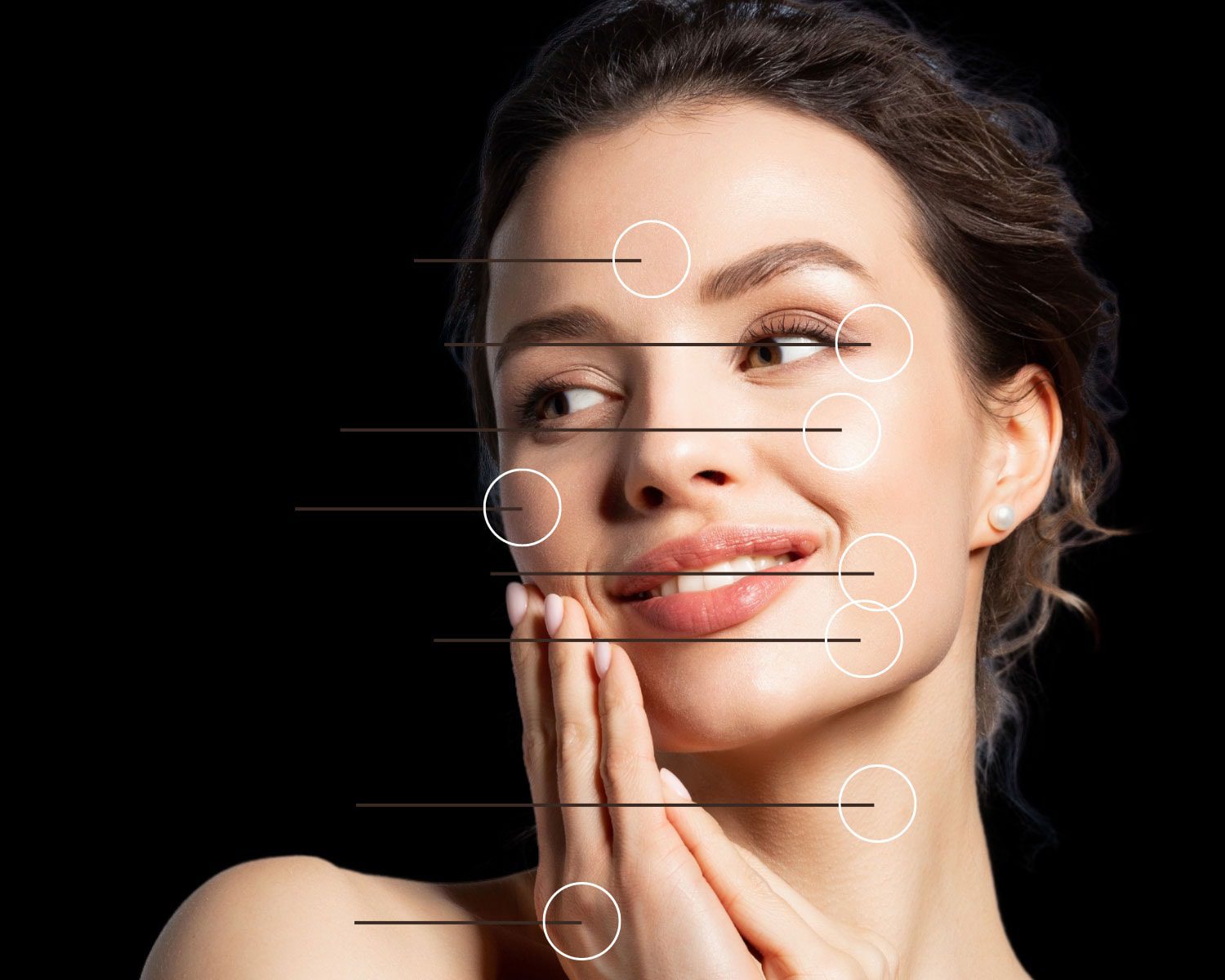 Beautiful Woman Poses With Perfect Skin To Show The Benefits Of Hydrafacial Treatment At Optimum Human In Albuquerque, Nm.
